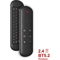 Dual Mode BT5.2 2.4G Air Mouse Remote Control Wireless Gyroscope Mini Keyboard 7 Color Backlit For Android Smart TV Box PC