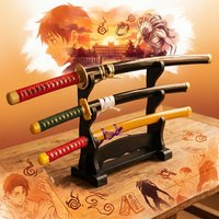 40 inch Jujutsu Kaisen Katana Manga Okkotsu Knife Anime Real Size Japanese Samurai Sabre Sword Model Cosplay Prop Toy Gifts