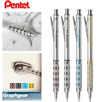 Pentel GRAPHGEAR 1000 Mechanical Pencil, Professional Metal Sketching Drawing Architectural design Useful Pen School,Officer Art