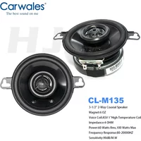 2pcs Car Center Surround Speaker 3.5 Inch Coaxial Treble Mid Range Bass Speaker Sound System Enhance Vocals Car Tweeter Mid Horn