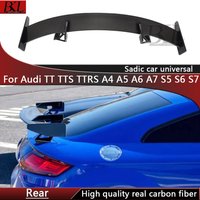 For Audi TT TTS TTRS A3A4 A5 A6 A7 S5 S6 S7 R8 Carbon fiber rear wing rear spoiler rear wing splitter deflector upgrade body kit