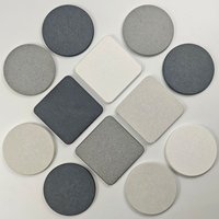 New Quick Drying Diatomite Coaster Non-slip Dampproof Heat Resistant Mat Thickened Heat Resistant Table Mat Home Decor