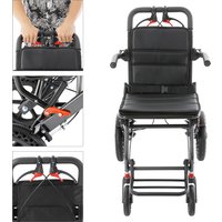 Wheelchairs, Lightweight Folding Wheelchair Portable Travel Wheelchairs Aluminium Wheelchair, Wheel Chair with 270 °