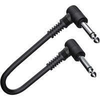 1Pcs Guitar Effect Pedal Cable Connecting Line 6.35Mm To 6.35Mm Audio Cable 30Cm Right Angle Cord Copper Wire Guitar Accessories