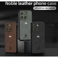 High Quality Leather Sheepskin Magnetic Case for Moto Edge 70 X70 Air 60 50 Fsuino Ultra 40 NEO G35 G85 G15 G05 G67 Power Funda