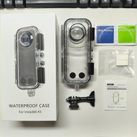 Invisible dive Case for Insta360 X3 X4 X5 Waterproof Housing Cover for Insta 360 dive Case Underwater 40M Dive Shell Accessories