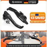 (EU-Lager) Für KTM EXC 300 EXC-F 350 SX 125 SXF 450 2014-2025 Sherco SE 300 R Husqvarna Triumph Kurzer Bremshebel Kupplungshebel