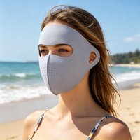Sunscreen Face Mask, Gini Full Face, Summer Thin Design, Breathable, UV Resistant, Sun Shading, Women's Full Face Mask
