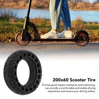 200x60 Electric Scooter Solid Tire Replacement Impact Resistance Easy Using High Quality Rubber Scooter Tire for Different Roads