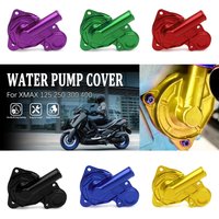 Motorcycle Water Pump Cover Coolant Housing Protector Guard Impeller For YAMAHA XMAX 125 250 300 400 2017 2018 2019 2020-2024