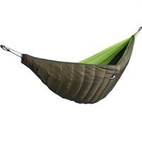 Ultraleichte Outdoor-Camping Hängematte Unterdecke tragbare Winter warm unter Stepp decke Baumwolle Hängematte Weihnachts geschenk neu in