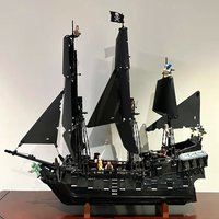 2026 NIEUWE 2862PCS Pirates Of The Caribbean Schip Revenge Oorlogsschip Black Pearl Zeilboot Bouwsteen Bakstenen Montage Speelgoed Kid Gift
