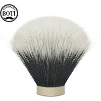 Boti Brush-2024 New Tuxedo Thick Hair 6th Synthetic Knot Bulb Shape Beard Brush Shaver Wetshaving Razor accessory