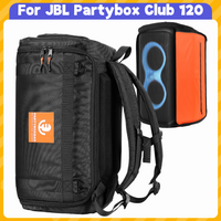 Speaker Carry Tote Bag Backpack Drop-Proof Portable Carrying Case Adjustable Shoulder Strap for JBL Partybox Club 120 BT Speaker