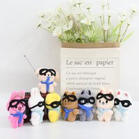 8pcs skzoo Plush Keychain Kawaii Skzoo Keychain Stay Plush Cartoon Stuffed Animal Doll Kawaii Toys Room Decor Children Gift
