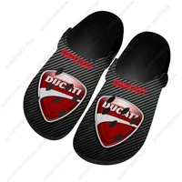 Ducatis Italy shoes Home Clog Mens Women Youth Boy Girl Sandals Shoes Garden Custom Made Breathable Shoe Beach Hole Slippers