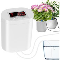 Automatic Plant Watering System with Timer, 2/4/8/16 Outlets Drip Irrigation Kit for Garden Home Planters
