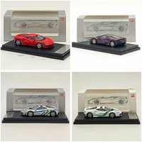 HM 1/64 Scale F8 Tributo Supercar Diecast Toy Car Model Collectible Gift Miniature Hobby