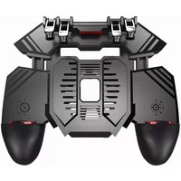 AK77 Six Finger Gamepad Mobile Controller 6 Finger with Fan For iPhone Android Shooter Triggers Fire Joystick Game pad