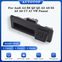 Samochodowa kamera cofania AUTOTOP dla Audi A4 B8 Q3 Q5 A5 A8 S5 A3 A6 C7 A7 VW Passat zapasowa wersja nocna wodoodporna kamera parkowania