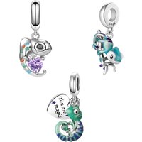925 sterling silver pendant chameleon series beads compatible with original bracelet necklace DIY jewelry gift