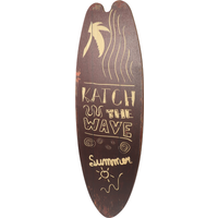 Sea Decorative Summer Theme Surfboard Sea Decor Wooden Surf Board Wall Sea Decoration for Home Shop Dormitory Nursery and