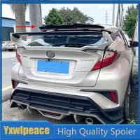 For Toyota CHR C-HR 2016-2021 High Quality ABS Material Car Rear Trunk Roof Wings Spoiler Sport Accessories Body Kit