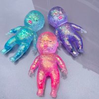 Vivid Squishy Sugar Baby Squeeze Toys Super Soft Adorable Glitter Decompression Toy Stress Anxiety Relief Slow Rising Toy