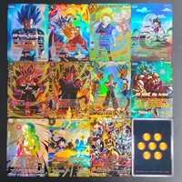 2026 DIY 11Pcs Texture Dragon Ball Super TCG SSB Vegeta & SS4 Vegito & Frieza Limited Editionl Card, Premium Collectible Cards