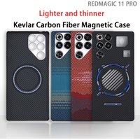 Carbon Fiber Case for Nubia Red Magic 11Pro Aramid Fiber Cover Ultra-thin Lightweight Protective Cover Phone Accessory