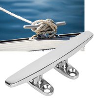 Boat Part Stainless Steel Base Cleat Stainless Steel Boat Cleat Mirror Polished Boat Light Accessory Base Cleat Marine Rope Base