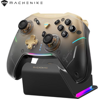 Machenike G5Pro V2 Wireless Gaming Controller for PC/NS/Mobile Hot-Swaptable Joystick 1000Hz Polling Rate With RGB Charging Dock