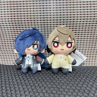 10CM Anime Yuuki Makoto Akechi Goro Amamiya Ren Cosplay Mini Normal Body Plush Doll Pendant Keychain Stuffed Toys Fans Gift