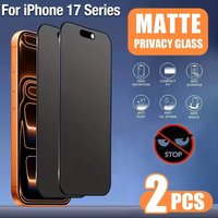 2Pcs Matte Privacy Screen Protector For iPhone 17 16 13 15 14 11 12 Pro Max 16e Air 7 8 Plus SE XR XS Anti-Spy Soft Ceramic Film