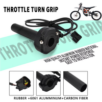 AliExpress JFGRACING Motorcycles Parts Throttle Turn Grip Carbon Fiber Color Grip For Sur Ron S X Sur-Ron 2017-2024 Off-Road Electric Vehicle Bike