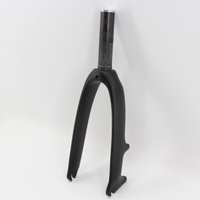 Newest 3K full carbon fibre Children Bicycle Forks Disc brake hard kids bike front fork with M20 bolt 16er 20er new