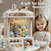 Machine à griffes pour enfants, machine de jeu de pêche de poupées et marionnettes