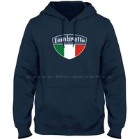 AliExpress NONE Scooterist 100% Cotton Hoodie Vintage Italy Bike Lambretta