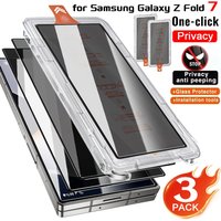 1/2/3Pcs Easy Install Screen Protector For Samsung Galaxy Z Fold 7 Privacy Anti-Spy / HD Clear Outer Tempered Glass for Z Fold7