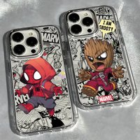 Cool Spidermans Phone Case For iPhone 17e 17 16e 16 15 14 13 12 11 mini Pro Max X XR XSMAX 8 7 Air Plus Transparent Soft Cover