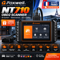 FOXWELL OBD2-Scanner mit 1 Gratis-Marke, bidirektionales Diagnosegerät für alle Systeme, ECU-Codierung, Aktivtest, DPF, BMS, EPB, Öl-Reset, Auto-VIN-Diagnose, Codeleser