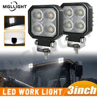 UNISHINE 3-Zoll-LED-Arbeitsleuchte, weißes Fahrlicht, 4-Linsen-Flutlicht, superhell, 12V 24V für Traktoren, LKWs, Offroad-Einsatz, Baot IP68