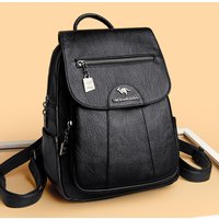 2026 Women Leather Backpacks High Quality Female Vintage Backpack For Girls School Bag Travel Bagpack Ladies Sac A Dos Back Pack
