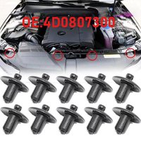 10p Car Radiator Protective Engine Cover Shroud Grille Hood Panel Clip Retainer Rivet For Audi A2 A4 A5 A8 Q3 Q5 S4 S5 S8 TT TTS
