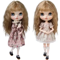 Blyth Clothes Lace Vintage Dress Shirt Pleated Skirt Uniform Set Maid Skirt Suit Ymy Licca Azones Ob22 24 27 Doll Accessories