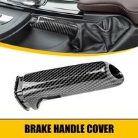 Carbon Fiber Style Universal Handbrake Brake Handle Cover For BMW E46 E90 E92 F10 F20 F30 F32 F80 F82 Handbrake Grips
