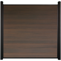 High Quality Fireproof Green Aluminum-WPC Composite Garden Fence Panels Outdoor Fencing Boards & Posts for Home Use