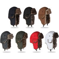 Winter Cap Men Women Trapper Hats Russian Ushanka Warm Fur Earflap Ski Hat