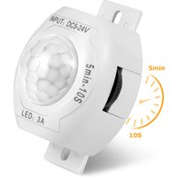 DC 5V 12V 24V 3A Highly Sensitive PIR motion Sensor Light Switch Infrared IR Sensor Detector Switch Time Delay for LED Strip