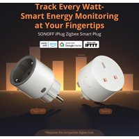 SONOFF S60ZBTPF/TPG iPlug Zigbee Smart Plug S60 ZigBee version Wireless Socket for Electricity Metering Smart Timer Socket ZHA